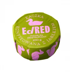 Ed Red Kaczka konfiturowana z jabłkiem 230 g - Rzemieślnicze Danie Gotowe