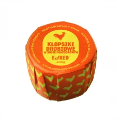 Ed Red Klopsiki drobiowe w sosie pomidorowym 400 g - Rzemieślnicze Danie Gotowe