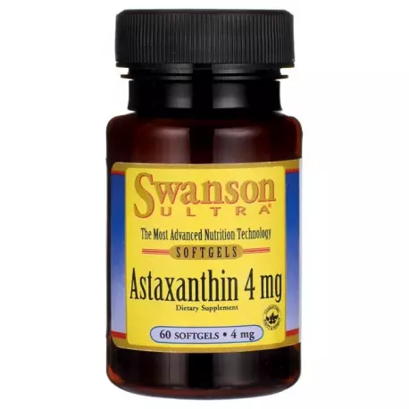 Astaksantyna Astaxanthin 4 mg (60 kaps) Swanson