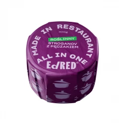 Ed Red Roślinny à la Stroganov z pęczakiem 400 g - Rzemieślnicze Danie Gotowe Wege