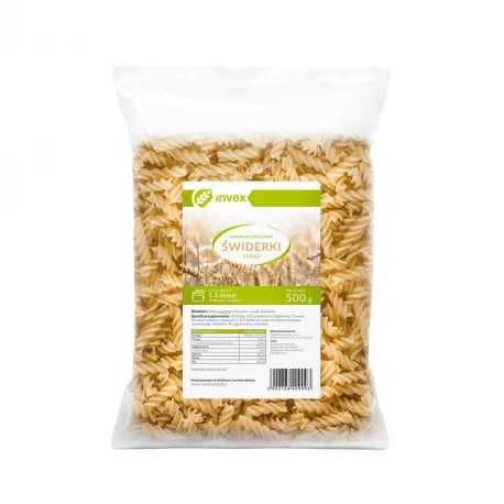 Makaron Orkiszowy Świderki 500 g Bio Invex