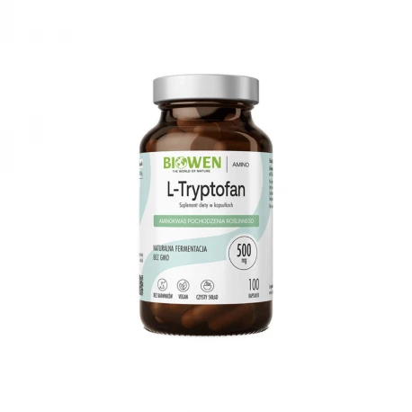 L-Tryptofan 500 mg (100 kaps) Biowen