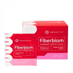 FIBERBIOM Błonik Arabinogalaktan + Colostrum w Proszku (15 sasz) Genactiv