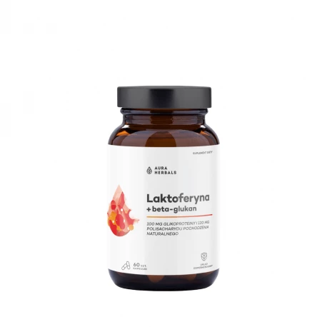 Laktoferyna + Beta Glukan Glikoproteiny Polisacharydy (60 kaps) Aura Herbals