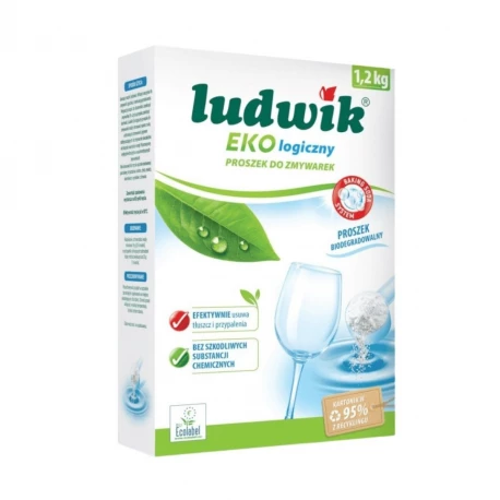 Proszek do zmywarki Biodegradowalny (1,2 kg) - Ludwik Ekologiczny