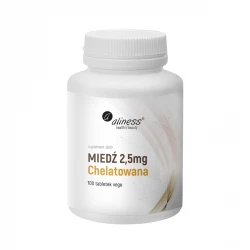 Miedź Chelatowana 2,5 mg (100 tab) Aliness