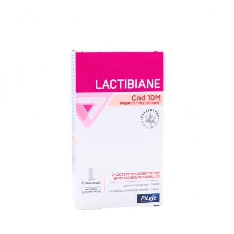 Lactibiane CND 10M Probiotyk na Bazie 2 Szczepów Mikrobiotycznych (30 kaps) Pileje