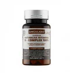 Naturalna Witamina B-Complex 100% (30 kaps) Nasiona Gryki Singularis