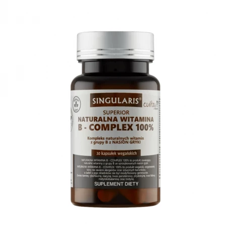 Naturalna Witamina B-Complex 100% (30 kaps) Nasiona Gryki Singularis