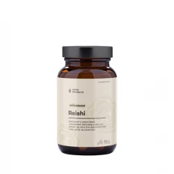 Reishi - Ekstrakt z Owocnika Lakownica Żółtawa DER 30:1 500 mg Mycodrop (60 kaps) Aura Herbals