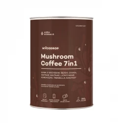 Mushroom Coffee 7in1 - Kawa z Grzybami Reishi Chaga Shiitake Maitake Lions Mane Kordyceps Tremella Mycodrop 250 g Aura Herbals