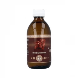 Miedź Koloidalna Niejonowy Płaski Nano Crystalit Cu 25 ppm 300 ml Vitacolloids