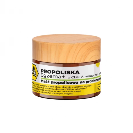PROPOLISKA Egzema+ Maść Propolisowa z Wrotyczem i Glistnikiem 50 g API Effect