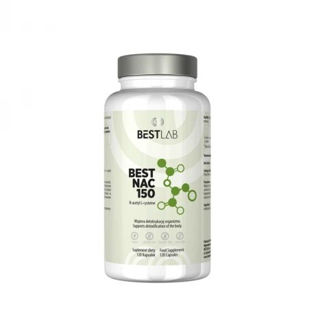BestNAC 150 N-acetylocysteina (120 kaps) BestLab