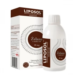 Żelazo o Smaku Coli 20 mg Liposomalny 250 ml Liposol