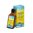 OMEGA 3 KIDS Trójglicerydy TG 1600 mg EPA DHA (Niski Totox) Smak Cytrynowy 100 ml MyVita