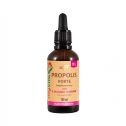 Propolis Krople Bezalkoholowe Forte XL Ekstrakt 10% z Miodem Manuka 100 ml MyVita