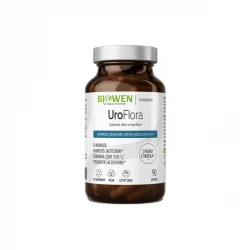UroFlora Żurawina D-Mannoza Drogi Moczowe Probiotyk LactoSpore (90 kaps) Biowen
