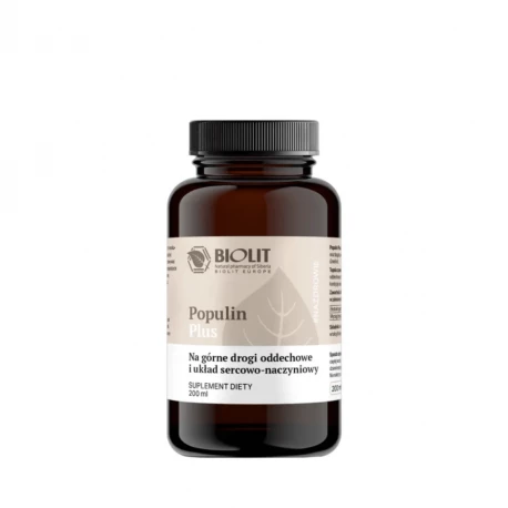 Topola Czarna Ekstrakt z Pąków 200 ml Biolit Populin Plus