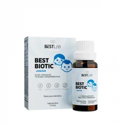 BestBiotic Junior Probiotyk dla Dzieci Lactobacillus Rhamnosus GG Krople 12 ml BestLab