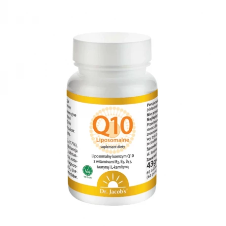 Koenzym Q10 Liposomalny (60 tab do ssania) Dr. Jacob's