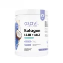 Kolagen Wołowy Hydrolizowany Peptydy I+III Stawy MCT Kokos Proszek 400 g Osavi