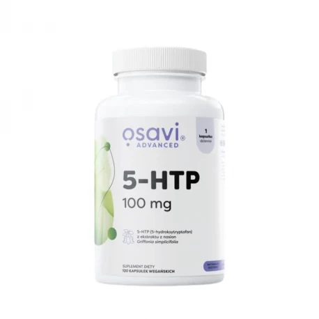 5-HTP Ekstrakt z Nasion Fasoli Czarnej 30% 5-hydroksytryptofan  100 mg (120 kaps) Osavi Advanced