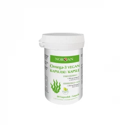 Omega 3 VEGAN 1700 mg Kwasy EPA DHA z Alg (80 kaps) NORSAN