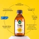 Tran o Smaku Cytrynowym - Olej z Wątroby Dorsza Omega 3 Trójglicerydy DHA EPA Witamina D3 A 100 ml Olini