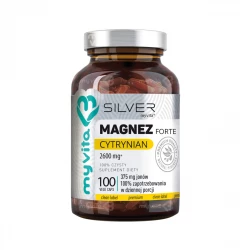 Magnez Cytrynian Forte 2600 mg - Cytrynian Magnezu + B6 P5P (100 kaps) MyVita