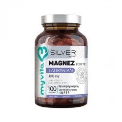 Magnez Taurynian Forte 3000 mg - Taurynian Magnezu + B6 P5P (100 kaps) MyVita