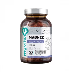 Magnez Taurynian Forte 3000 mg - Taurynian Magnezu + B6 P5P (50 kaps) MyVita