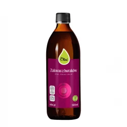 Zakwas z Buraków Niepasteryzowany 100% Naturalny - Naturalnie Fermentowany 500 ml Olini