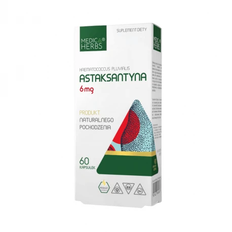 Astaksantyna 6 mg (60 kaps) Medica Herbs
