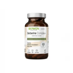 Berberine Complex+ 450 mg Berberyna + Morwa Biała + Kozieradka (60 kaps) Biowen