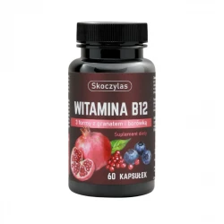 Witamina B12 Metylokobalamina 3 Formy z Granatem i Borówką (60 kaps) Skoczylas