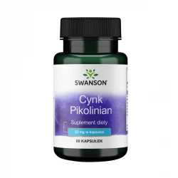 Cynk Pikolinian 22 mg (60 kaps) Swanson