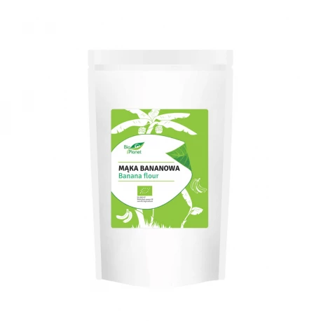 Mąka Bananowa z Zielonych Bananów Bezglutenowa BIO Ekologiczna 200 g Bio Planet