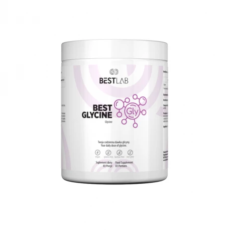 BestGlycine Glicyna w Proszku 250 g Czysty Aminokwas BestLab