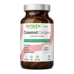 Cholestovit Complex+ Bergamota Karczoch Reishi Chrom Cholesterol (90 kaps) Biowen