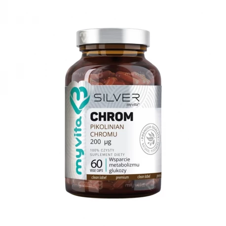 Pikolinian Chromu 200 mcg VEGE (60 kaps) Silver MyVita