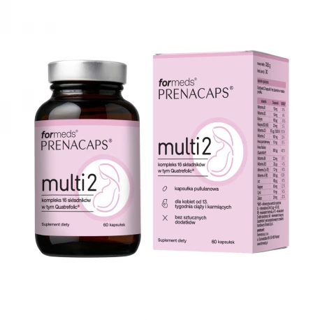 PRENACAPS Multi 2 Kompleks 16 Składników +Quatrefolic (60 kaps) ForMeds