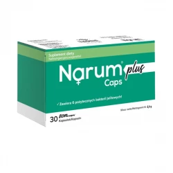 Probiotyk Narum Plus 150 mg (30 kaps) Lactobacillus Acidophilus Narine