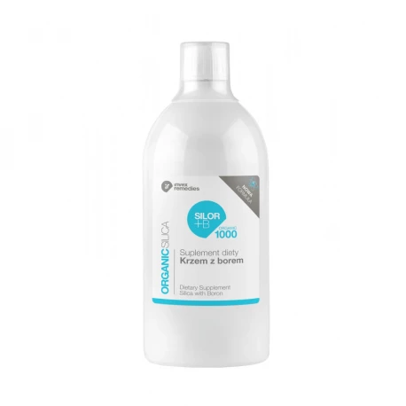 Krzem z borem SILOR+B ORGANIC Krzem Organiczny + Bor 1000 ml Invex Remedies