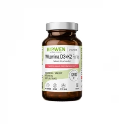 Witamina D3 + K2MK7 FORTE 12000 IU (60 kaps) Biowen