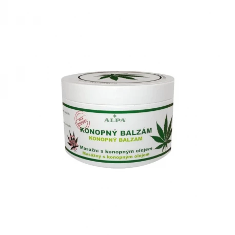 Balsam Konopny Rozgrzewający do Masażu z Mentolem 250 ml Alpa