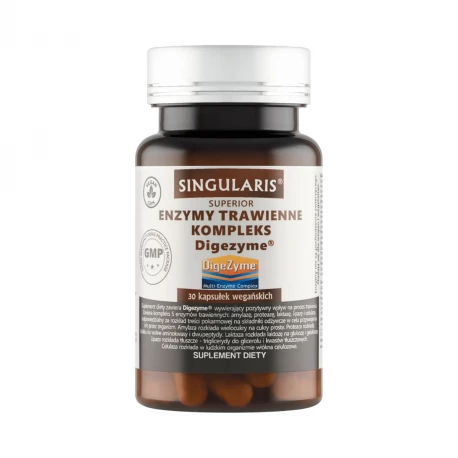 Enzymy Trawienne Kompleks Digezyme (30 kaps) Singularis