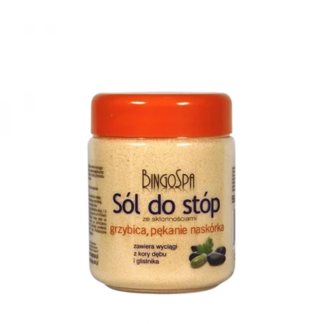 Sól do Stóp ze skłonnościami do Grzybicy i Pękania Naskórka 550g BINGOSPA
