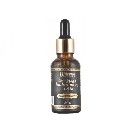 Czysty Kwas Hialuronowy 1.5% 30ml trójcząsteczkowy Myvita