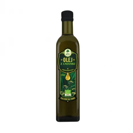 Olej z Lnianki Rydzowy EKO 500ml Dary Natury